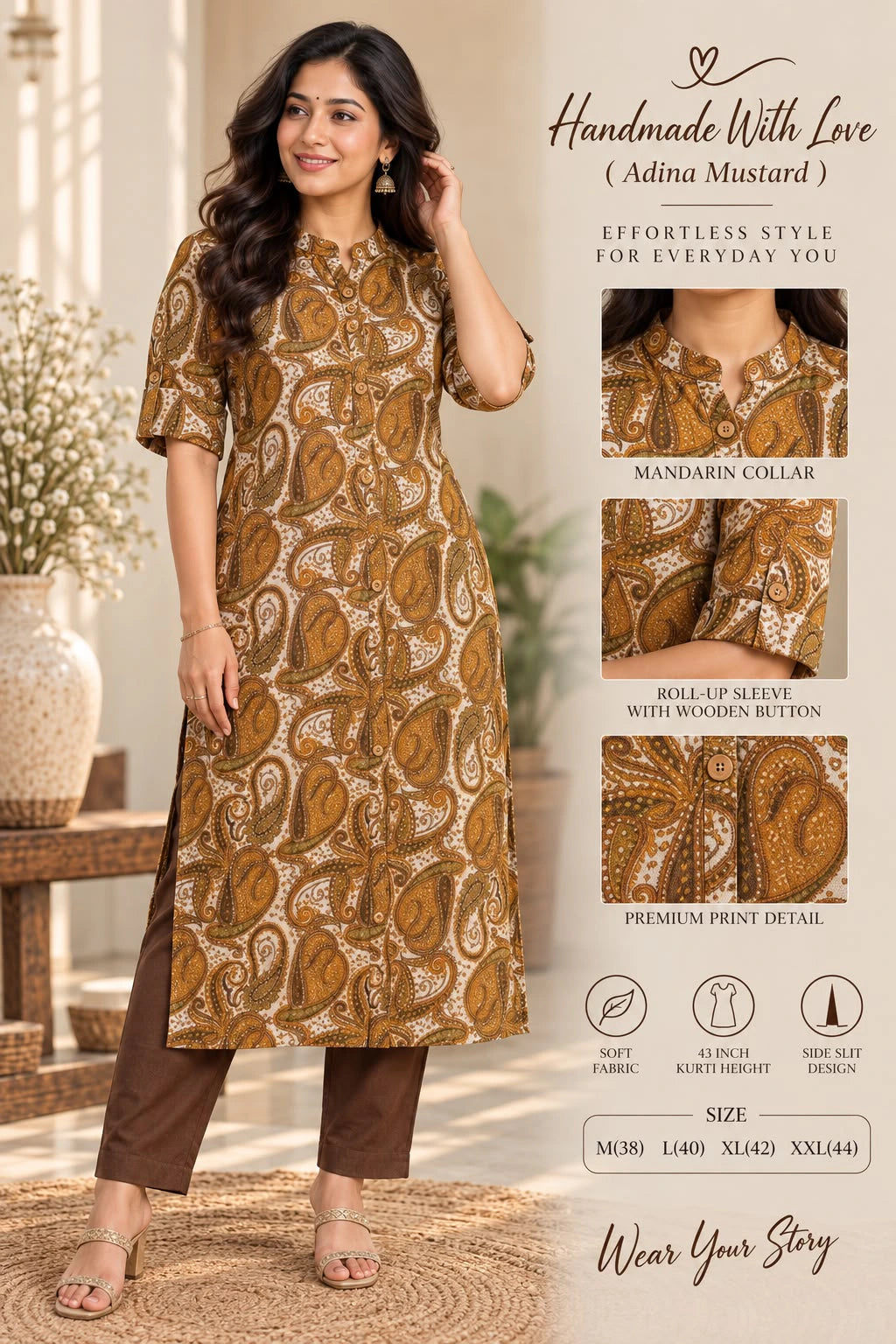 Bamboo Cotton Kurta Set 5