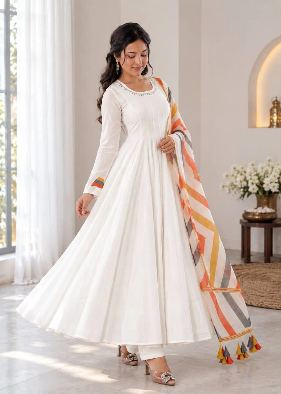 Mal Cotton Anarkali Set 1