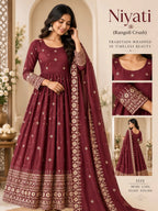 Rangoli Crush Anarkali Suit 1