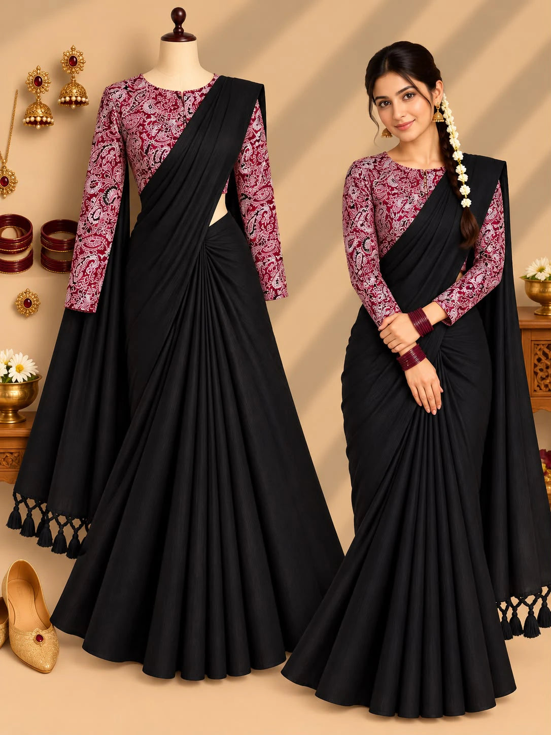Viral Handloom Khadi Cotton Saree 3