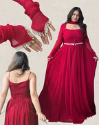 Fox Georgette Anarkali Gown 7