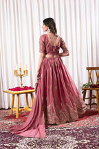 Georgette Embroidered Lehenga Choli Set 6