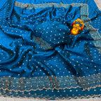 ❤️❤️Most Ever Gorgeous Space Silk Saree With Attractive Blouse Piece😍😍 8