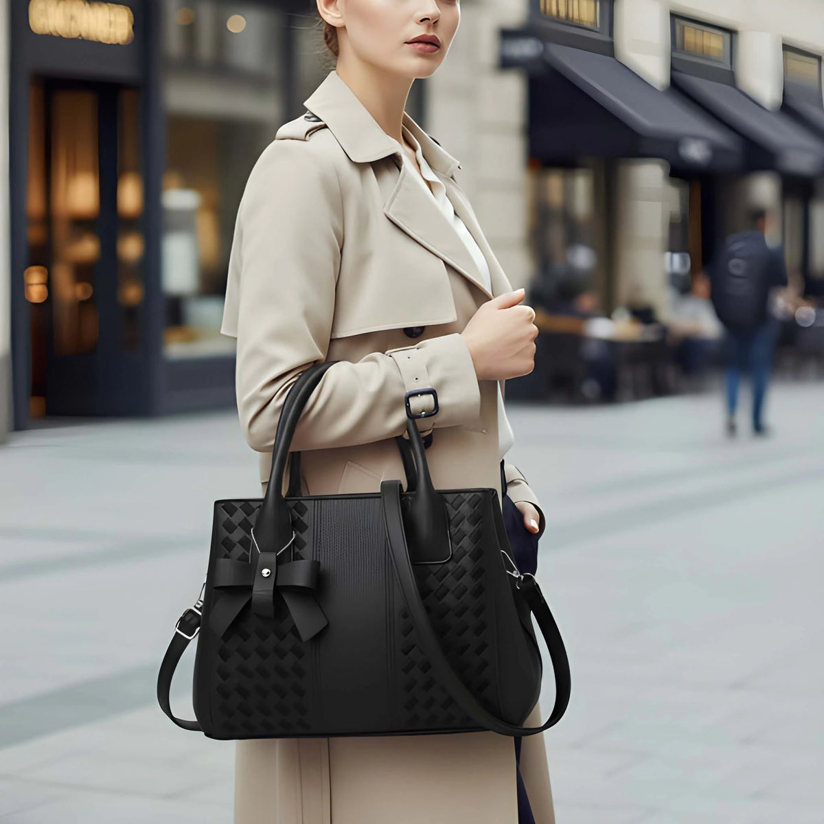 Trendy Women’s Premium Handbag | Elegant PU Leather Tote & Shoulder Carry Bag 4