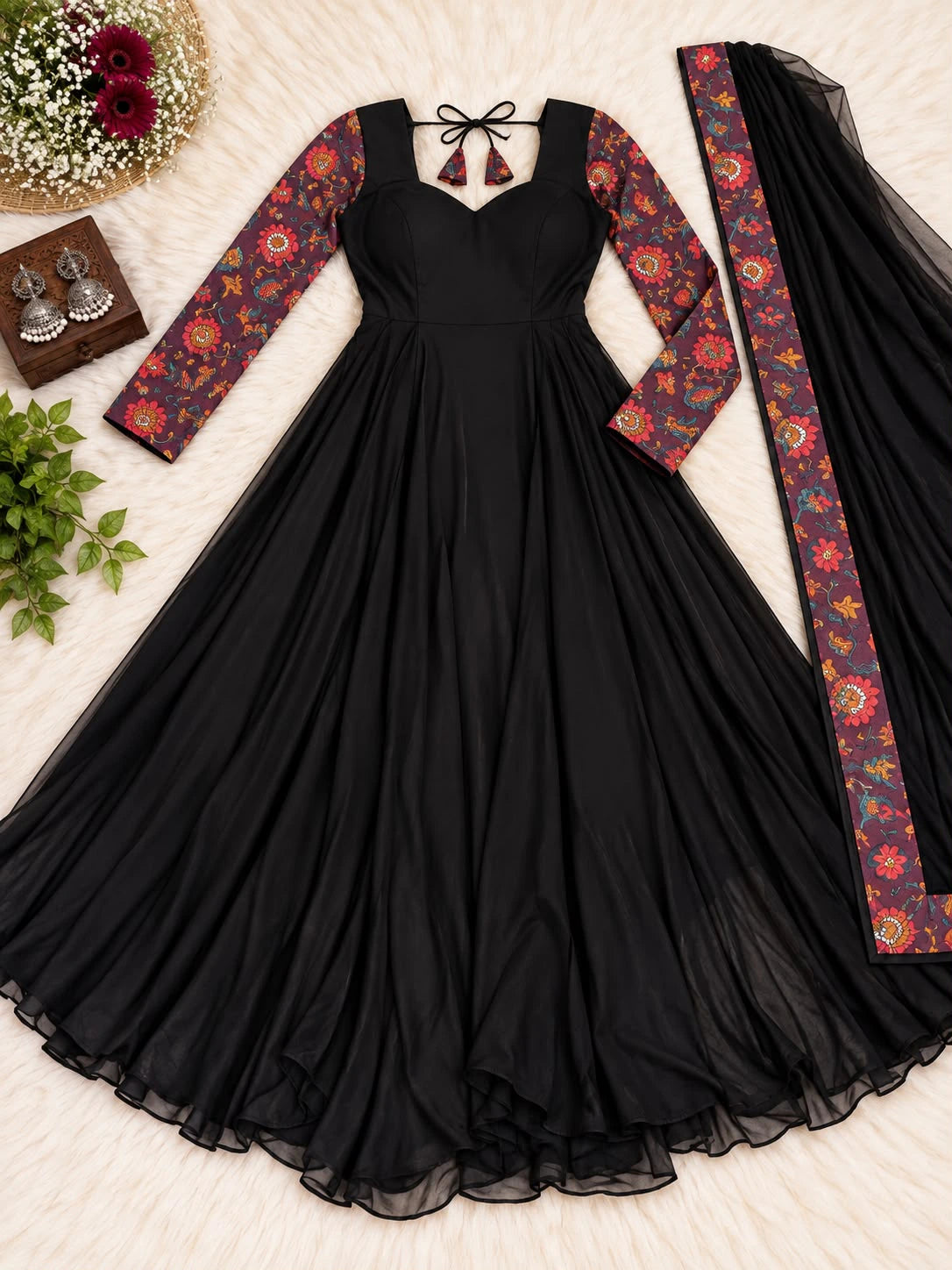 Georgette Anarkali Gown 8