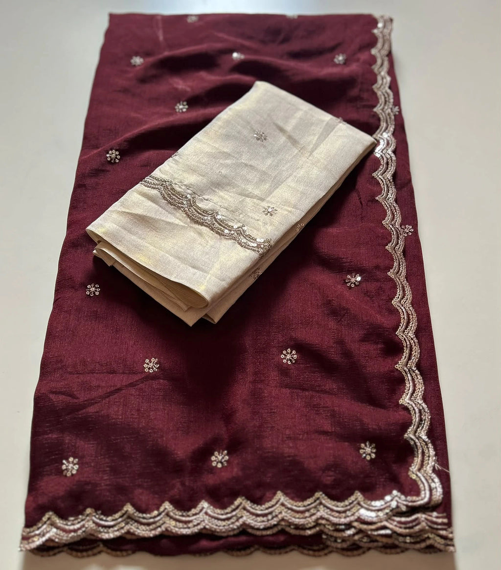 Vichitra Silk Saree 5