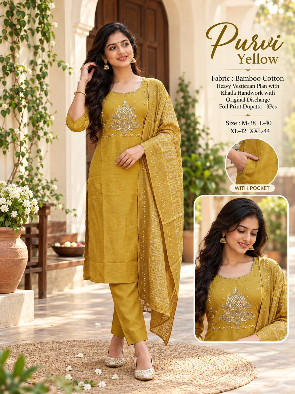 Bamboo Cotton Kurta Set 4