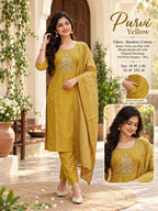 Bamboo Cotton Kurta Set 4