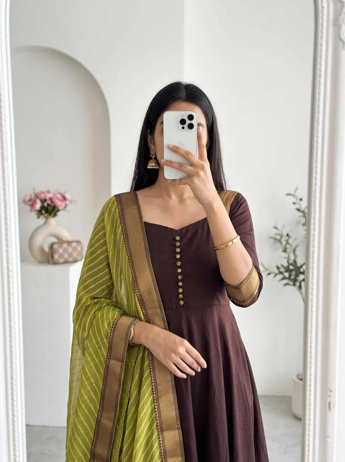 Gown with Duppatta 1