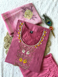 Roman Silk Kurta Set 1