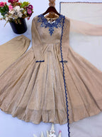 Doremon Crush Embroidered Gown 8
