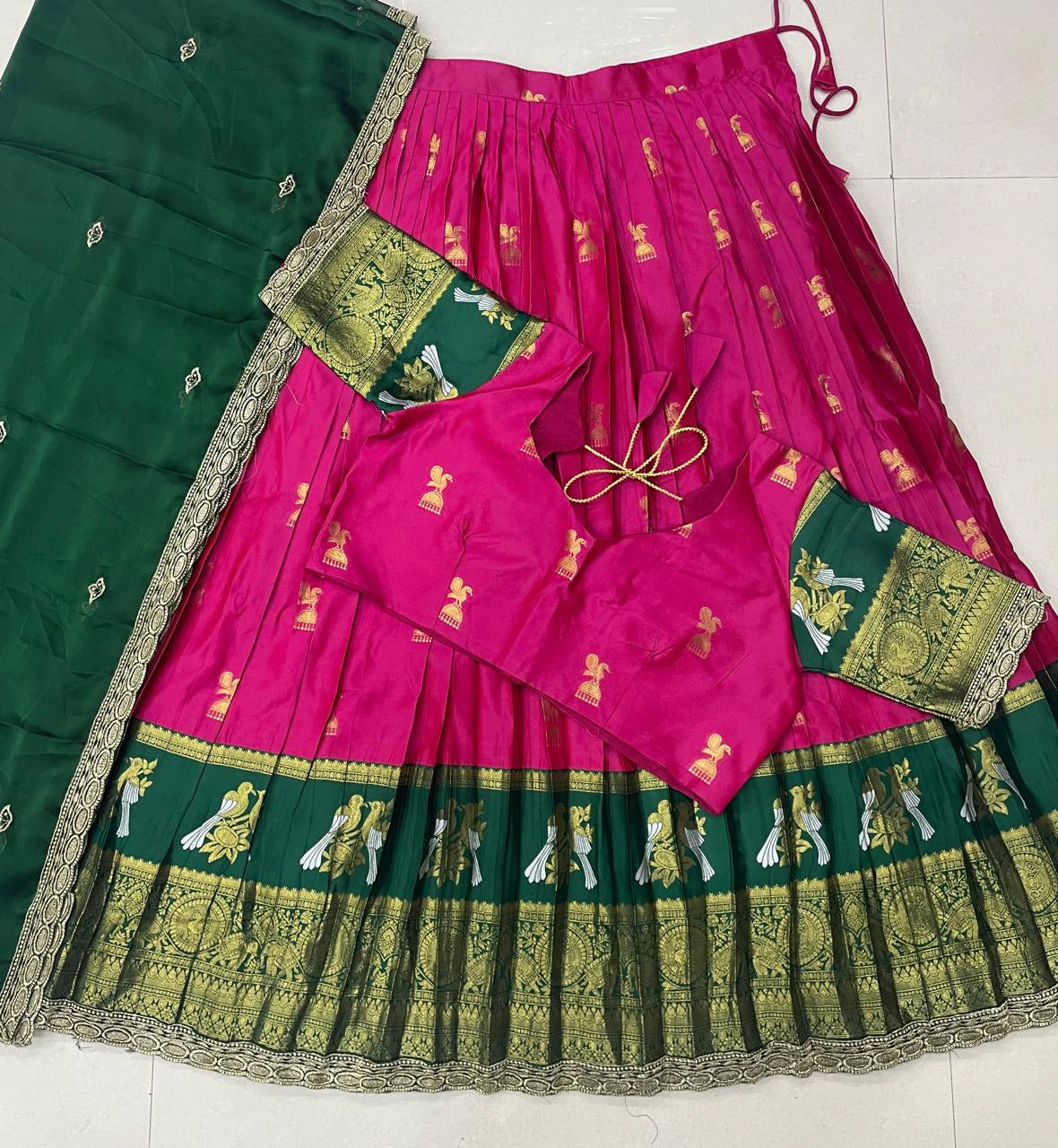 Kanjiveram Silk Lehenga Set 8