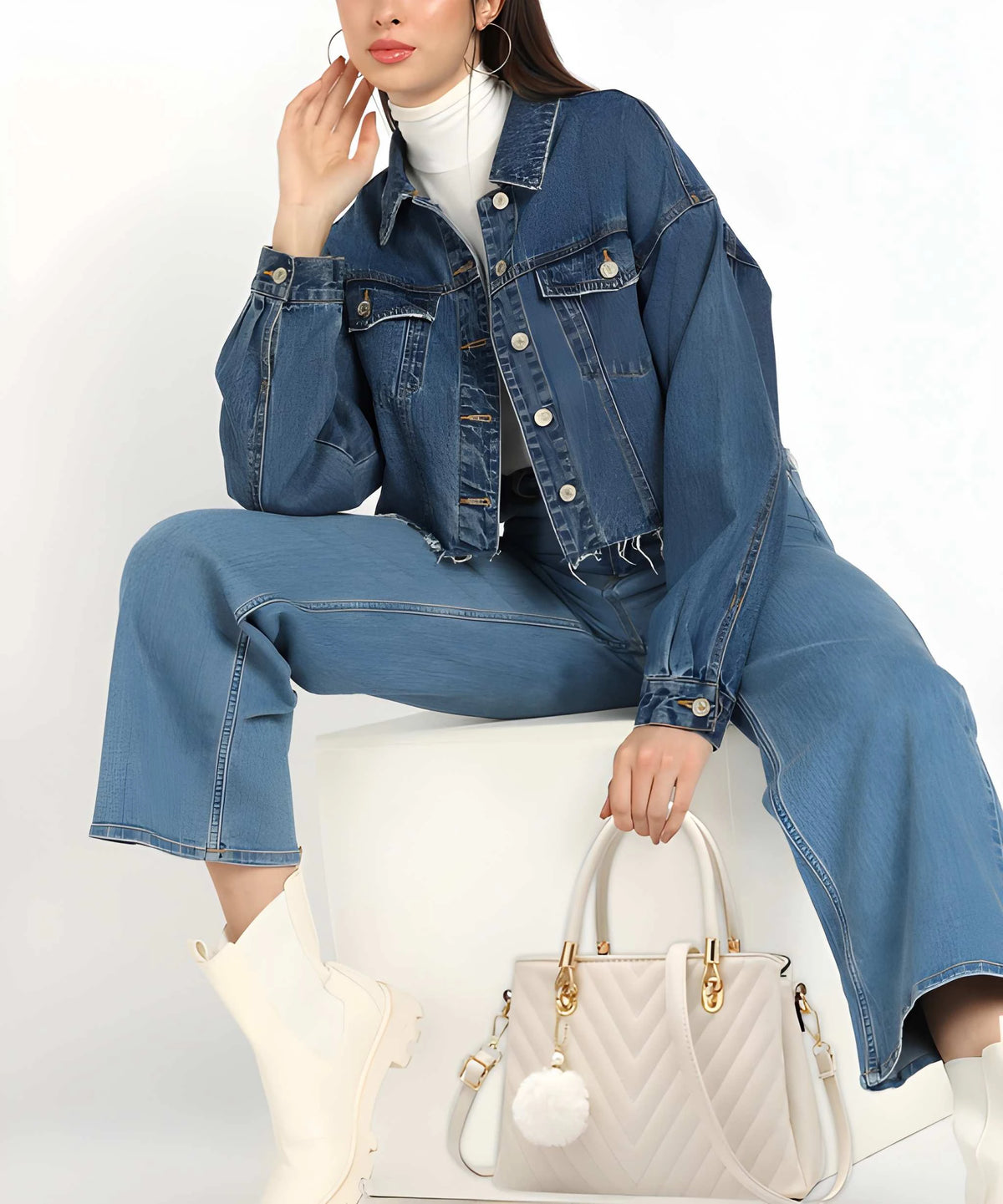 Fashionable Handbag for Women and Girls | Chic Shoulder Purse for Casual Outings and Parties 5