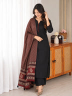 Rayon Kurti Pant Dupatta Set 1