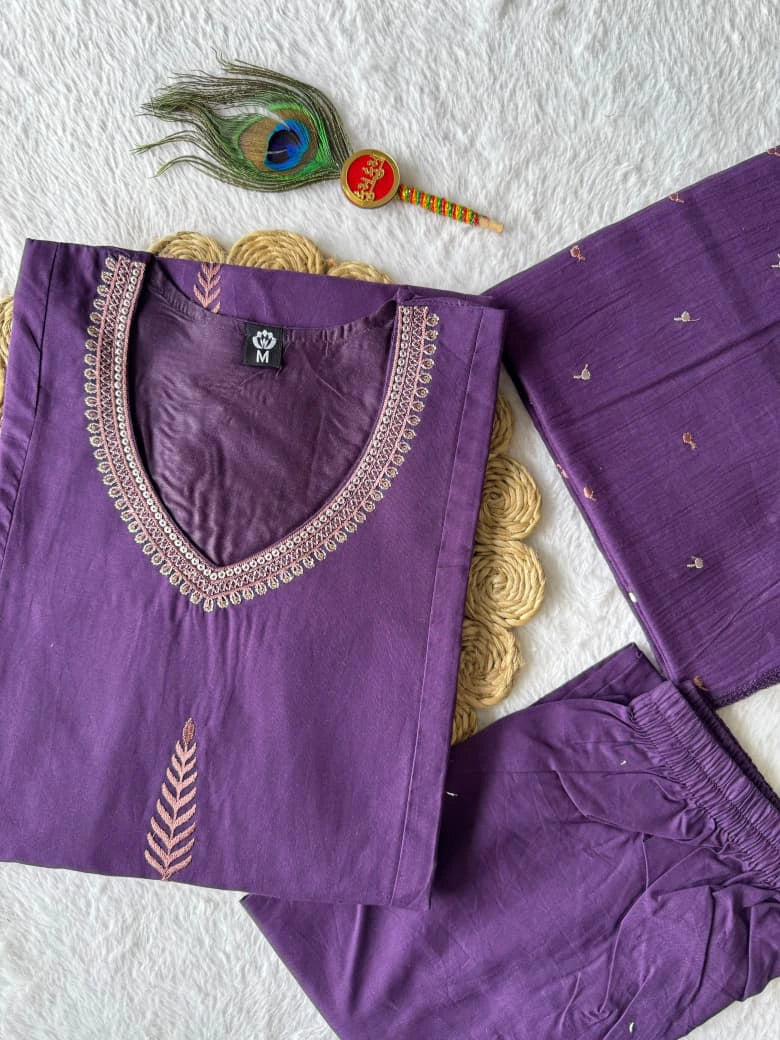 Roman Silk Kurta Set 1