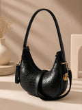 Women Fashion Hobo Bag, Casual Slouchy Handbag for Ladies, Versatile Shoulder Purse for Travel 1