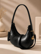 Women Fashion Hobo Bag, Casual Slouchy Handbag for Ladies, Versatile Shoulder Purse for Travel 1