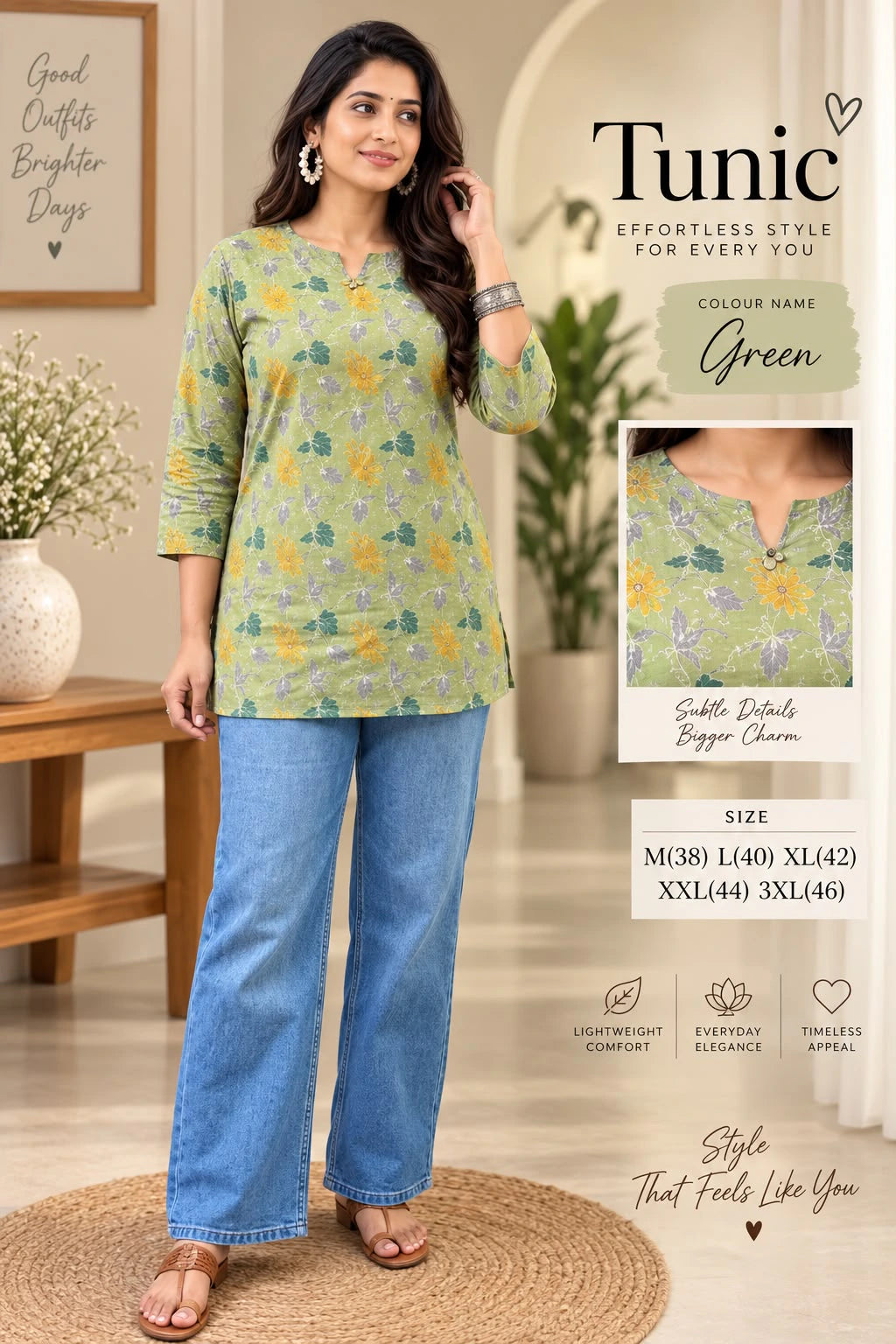 Cotton Printed Kurti 3