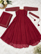 Sparkling Georgette Anarkali 4