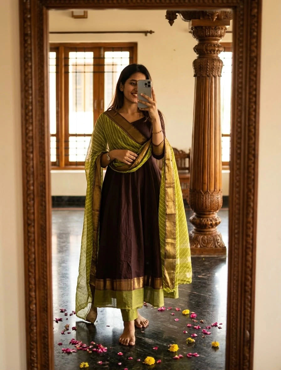 Gown with Duppatta 6