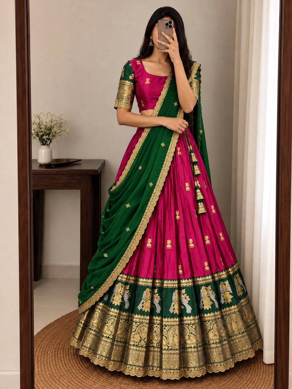 Kanjiveram Silk Lehenga Set 7