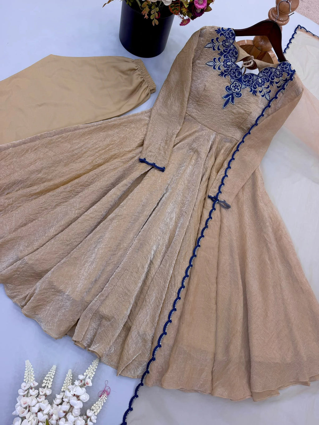 Doremon Crush Embroidered Gown 10