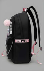 Latest Trendy Women’s Pink Backpack | Lightweight & Durable PU Leather School/College Bag|Adjustable 6