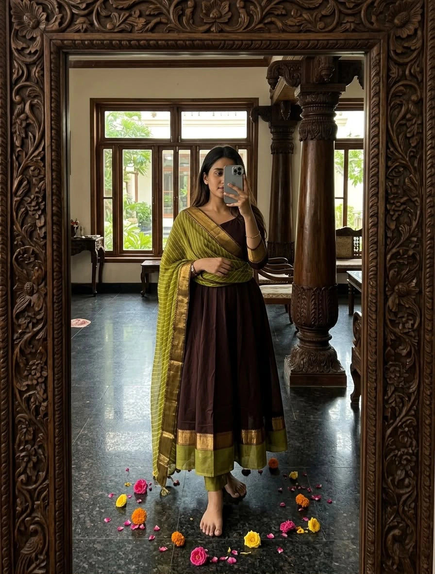 Gown with Duppatta 3