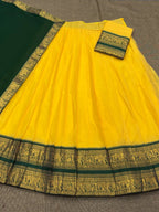 🌷🌷Traditional Kanjivaram Silk Half-Sarees🌷🌷 8