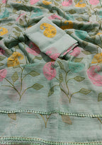 Chiffon Embroidered Saree 3