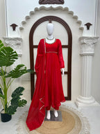 Fendi Silk Anarkali Set 10