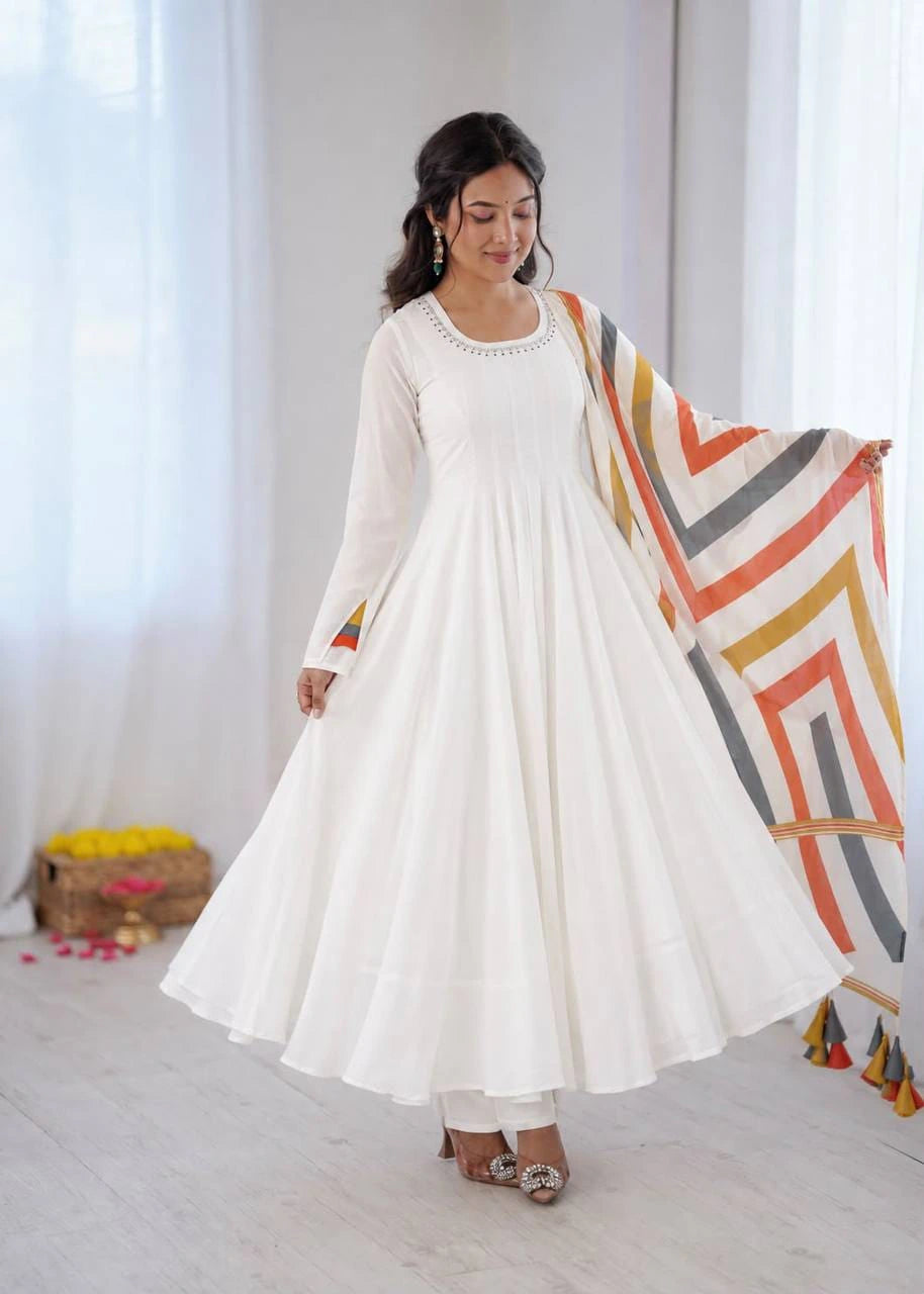Mal Cotton Anarkali Set 2