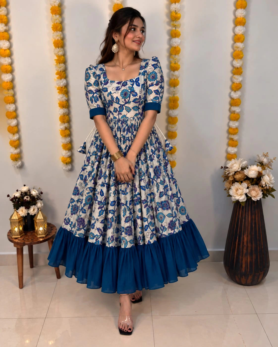 Kalamkari Silk Frock 2