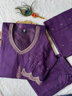 Roman Silk Kurta Set 3