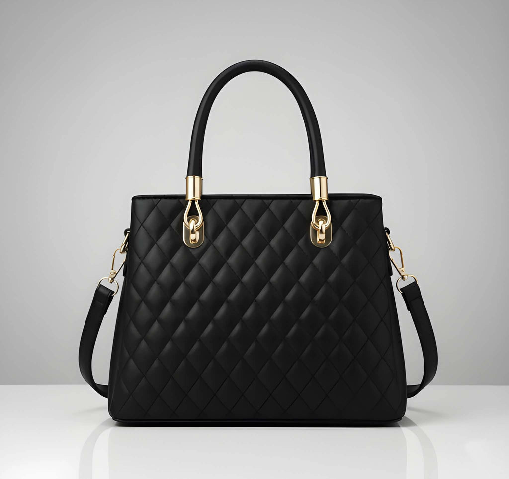 Stylish Ladies PU Leather Shoulder Handbag Premium Fashion Tote Bag with Spacious Multi-Compartment 5