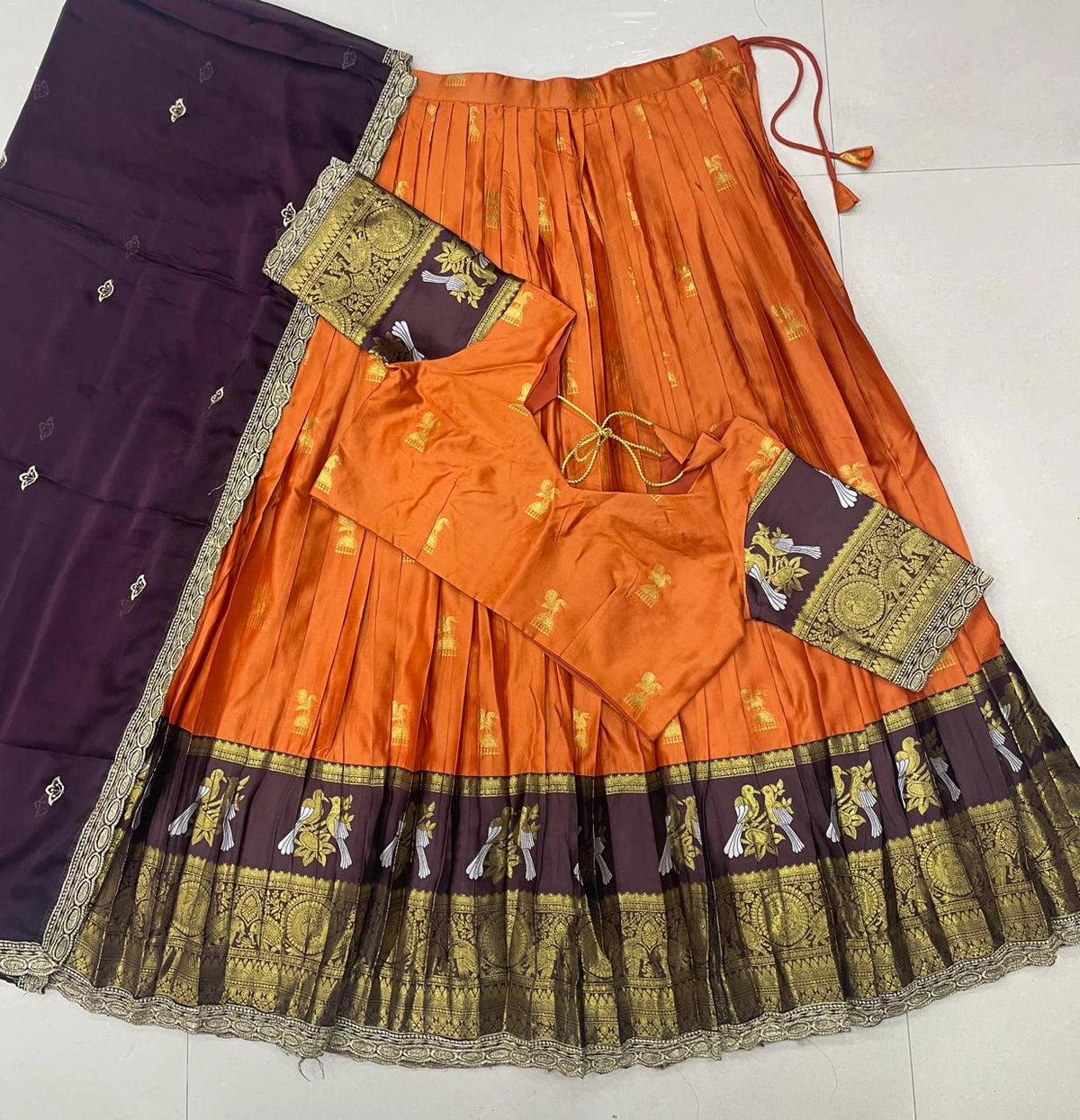 Kanjiveram Silk Lehenga Set 5