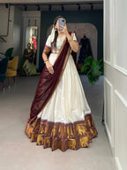 Kalyani Cotton Lehenga Choli with Georgette Dupatta 8