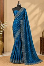❤️❤️Most Ever Gorgeous Space Silk Saree With Attractive Blouse Piece😍😍 7