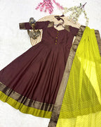 Gown with Duppatta 4