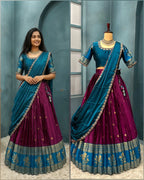 Kanjiveram Silk Lehenga Set 1