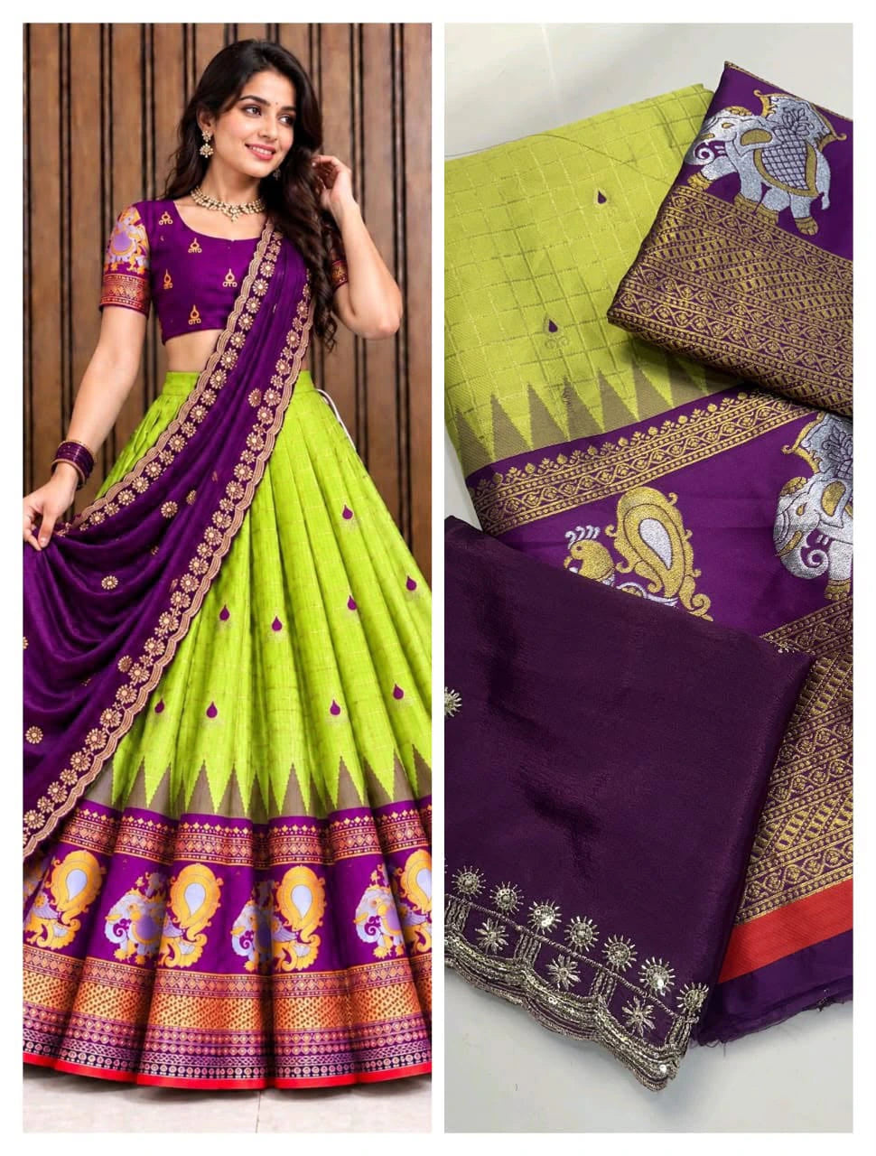 Silk Zari Lehenga 7