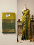 Semi Silk Saree with Blouse 4