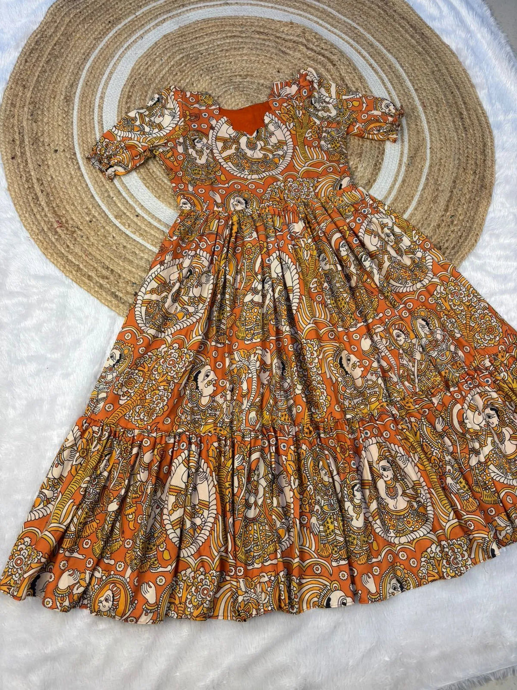 💐💐Most Demanding Kalamkari Maxigown💐💐 5