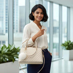 Stylish Ladies PU Leather Shoulder Handbag Premium Fashion Tote Bag with Spacious Multi-Compartment 7