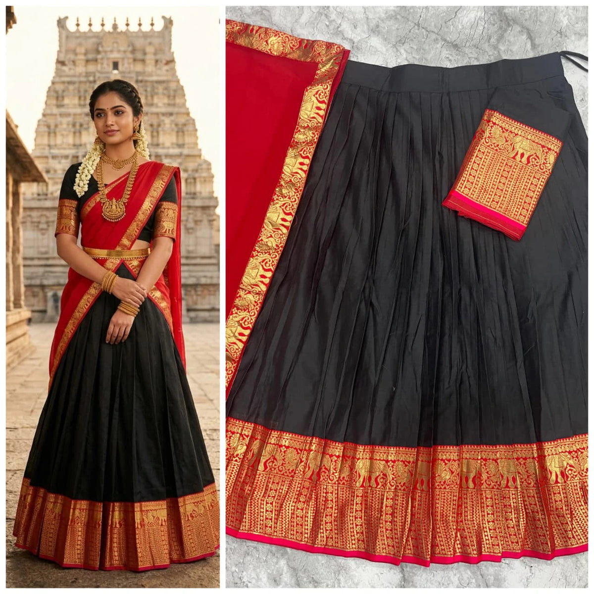 Kanci Cotton Silk Lehenga Set 4