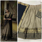 Kanji Cotton Silk Lehenga Set 5