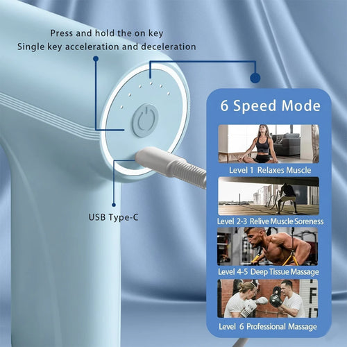 Electric Massage Gun – Deep Muscle Relaxation & Recovery